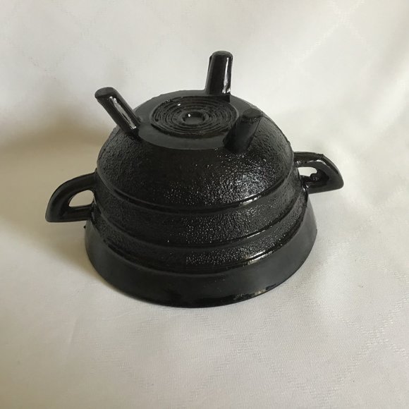 Vintage Black Amethyst Ebony Bowl Scrying/Gazing Bowl - Picture 5 of 8